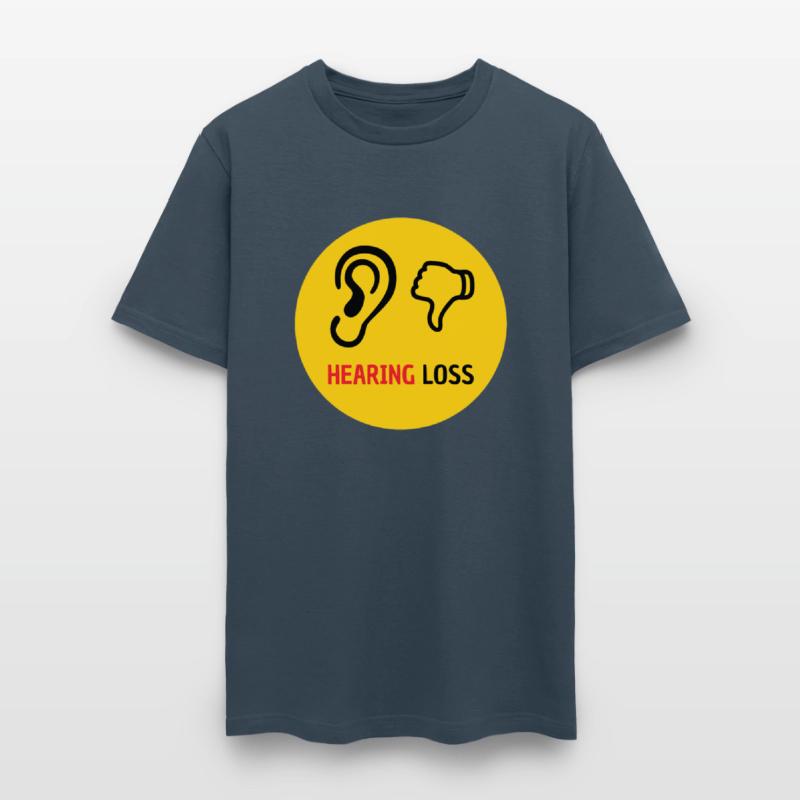 hearing loss symbol - yellow