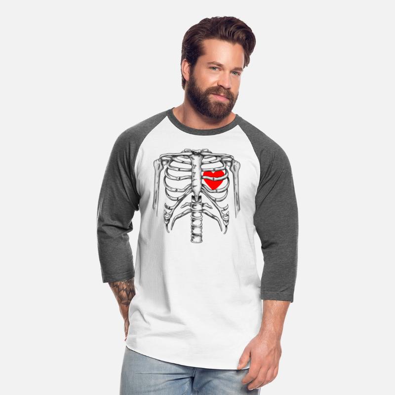 Heart Rib Cage X-Ray Halloween Valentine Skeleton