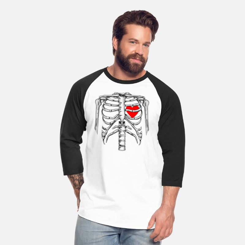 Heart Rib Cage X-Ray Halloween Valentine Skeleton
