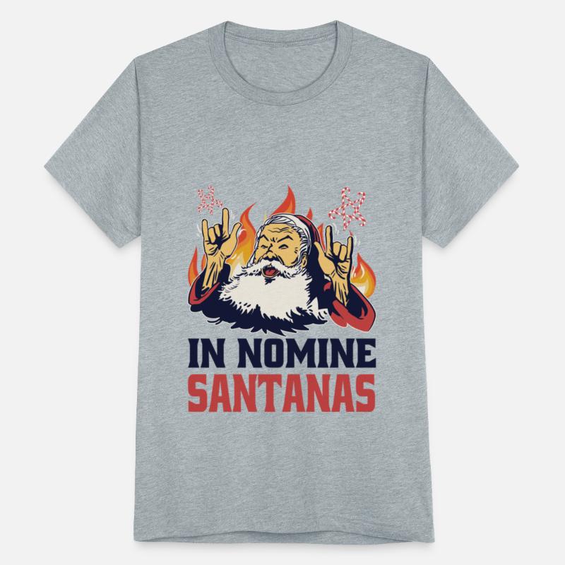 Heavy Metal Christmas Rocking Santa