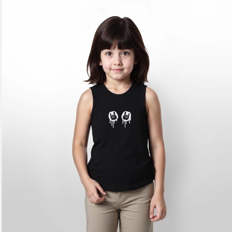 Heavy metal graffiti drop horn finger hand gesture