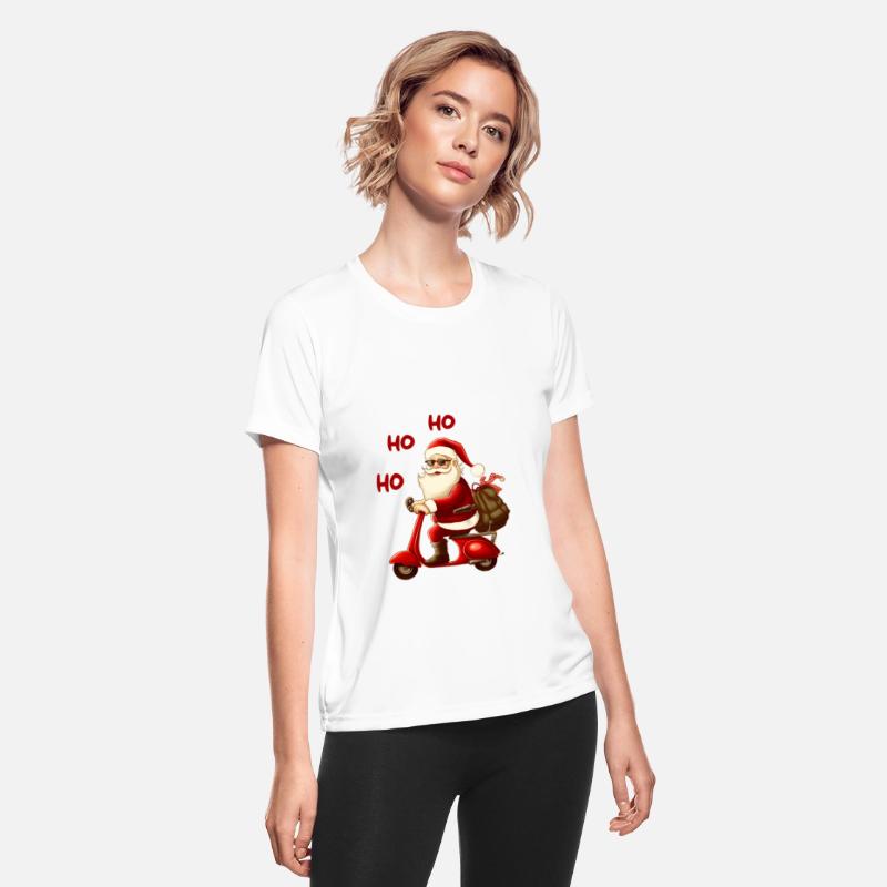 Ho Ho Ho Santa Riding Scooter