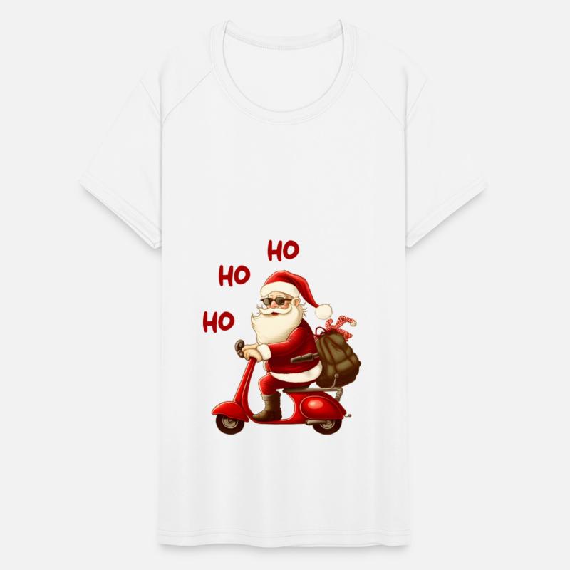 Ho Ho Ho Santa Riding Scooter