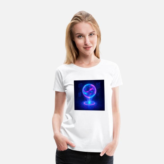 Holographic Core – Futuristic Glow-Inspired T-Shir