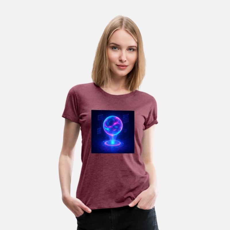 Holographic Core – Futuristic Glow-Inspired T-Shir