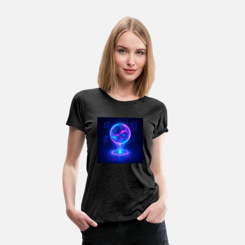 Holographic Core – Futuristic Glow-Inspired T-Shir