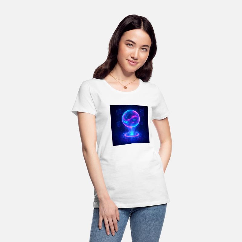 Holographic Core – Futuristic Glow-Inspired T-Shir