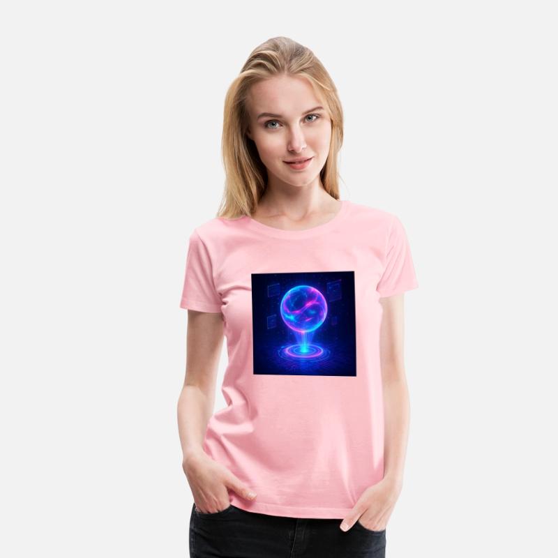 Holographic Core – Futuristic Glow-Inspired T-Shir