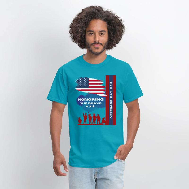 Honoring the Brave US Veterans Day, T-Shirt, Mug