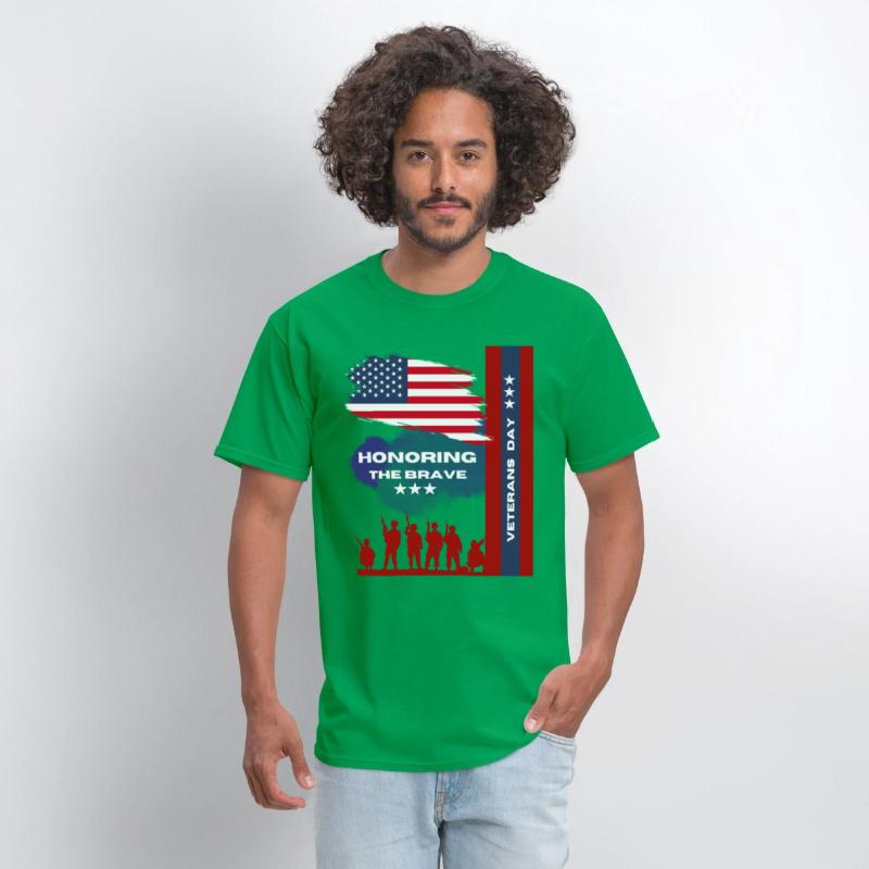 Honoring the Brave US Veterans Day, T-Shirt, Mug