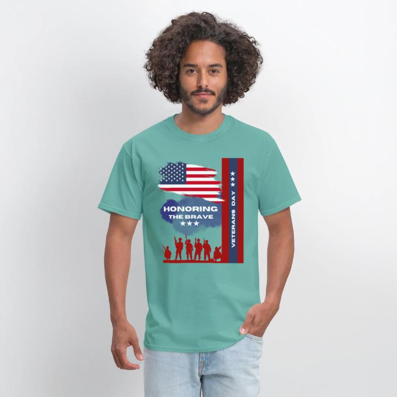 Honoring the Brave US Veterans Day, T-Shirt, Mug