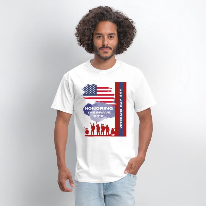 Honoring the Brave US Veterans Day, T-Shirt, Mug