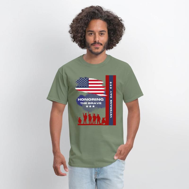 Honoring the Brave US Veterans Day, T-Shirt, Mug