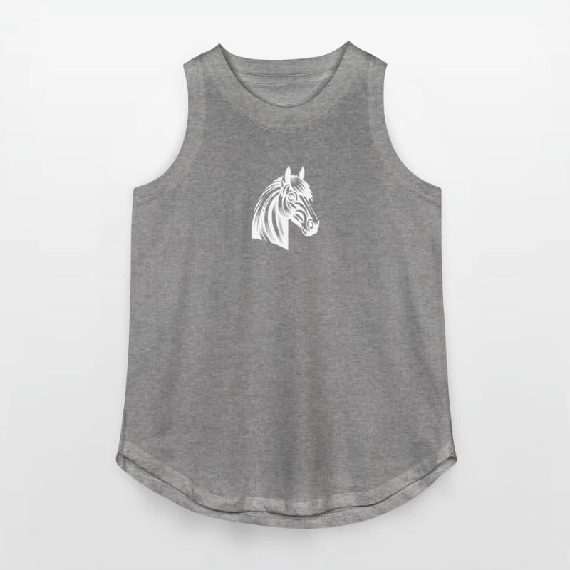 Horse Head Tattoo Style Portrait