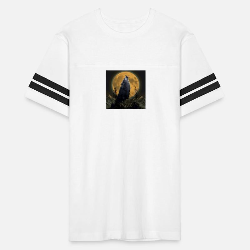 Howling Wolf under Full Moon - Oğuz Spirit