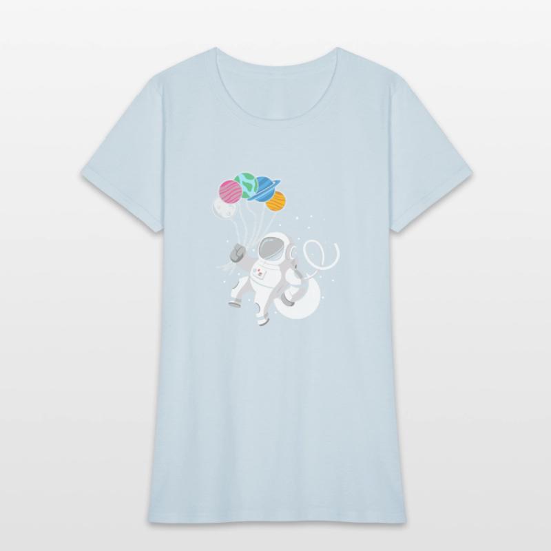 Humorous Spaceman Spacewoman Outer Space Galaxies