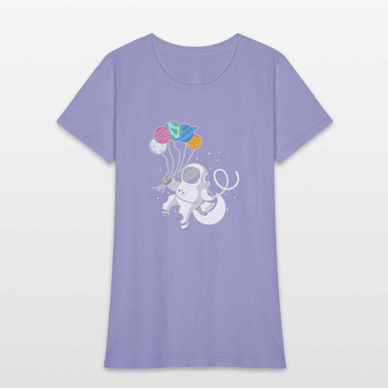 Humorous Spaceman Spacewoman Outer Space Galaxies