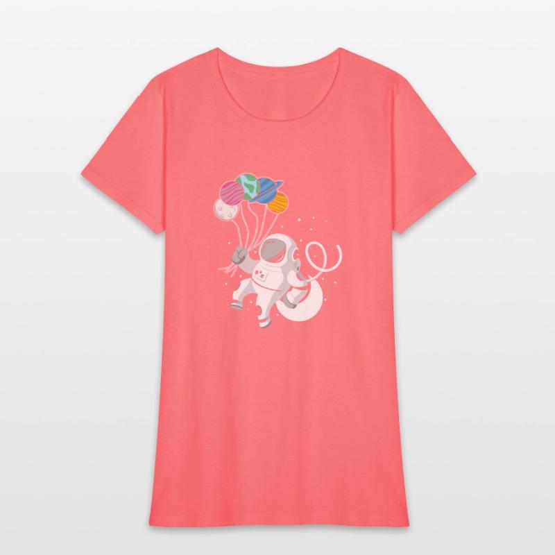 Humorous Spaceman Spacewoman Outer Space Galaxies