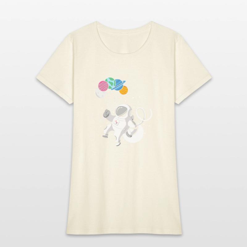 Humorous Spaceman Spacewoman Outer Space Galaxies