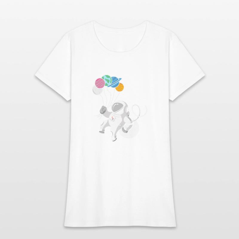 Humorous Spaceman Spacewoman Outer Space Galaxies