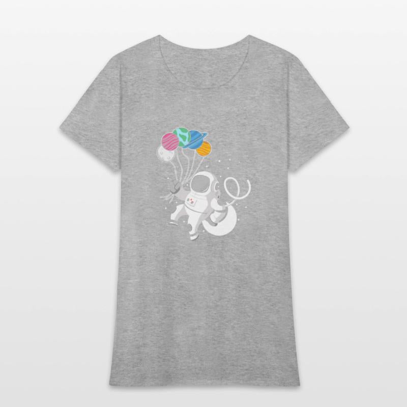 Humorous Spaceman Spacewoman Outer Space Galaxies