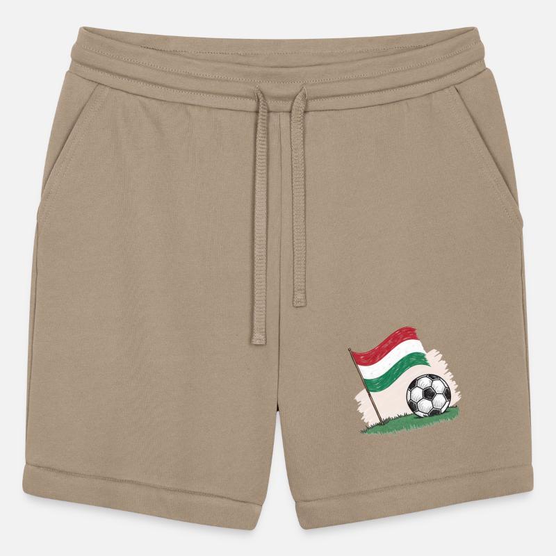 Hungary flag and crayon-style soccer ball