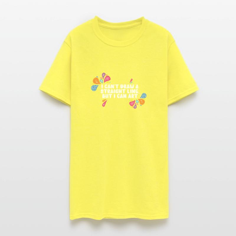 I Can't Draw A Straight Line But I Can Art