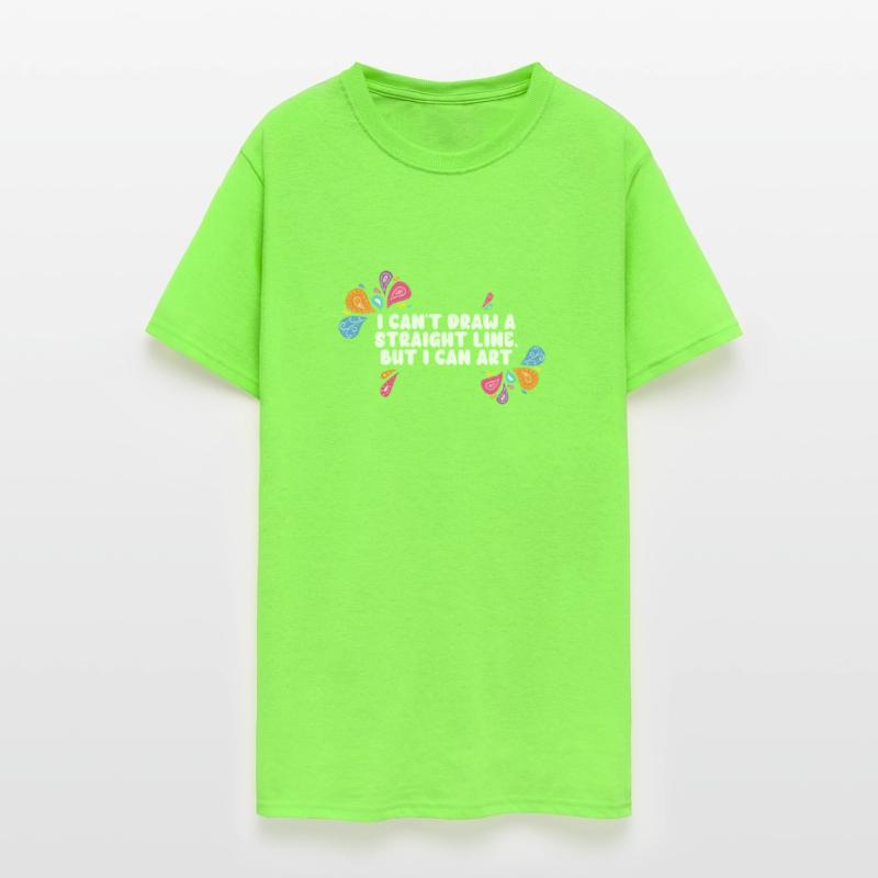 I Can't Draw A Straight Line But I Can Art