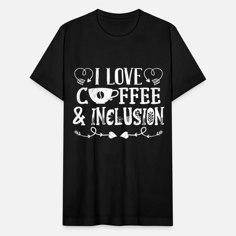 I love Coffee and Inclusion handicap Solidarity