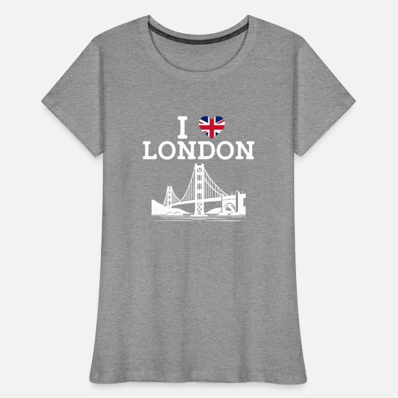 I Love London Golden Gate Cool England Heart Flag