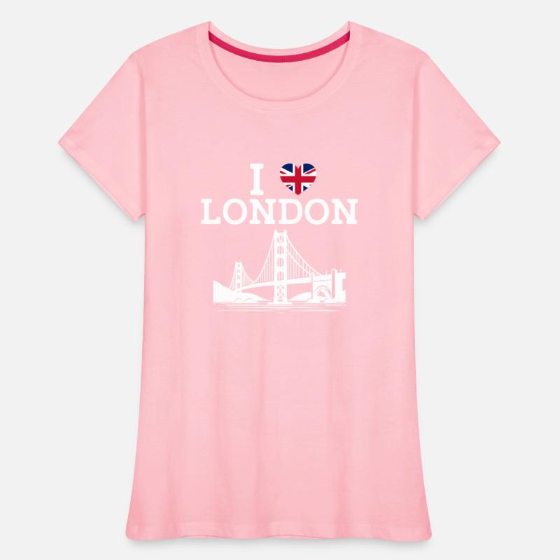 I Love London Golden Gate Cool England Heart Flag