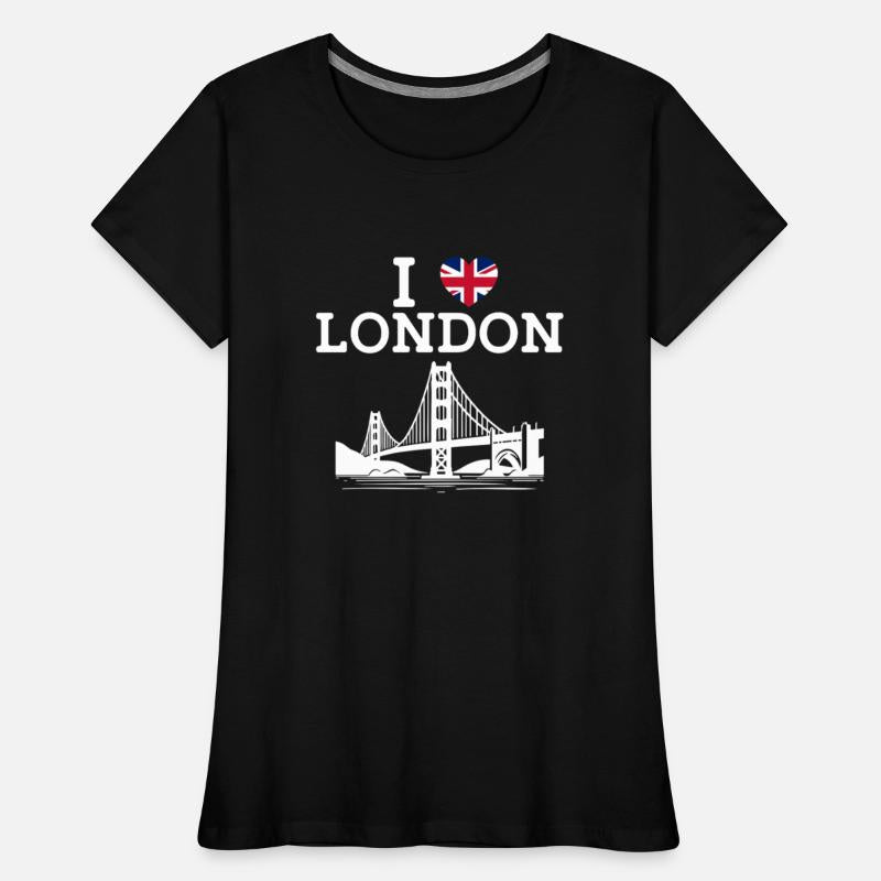 I Love London Golden Gate Cool England Heart Flag