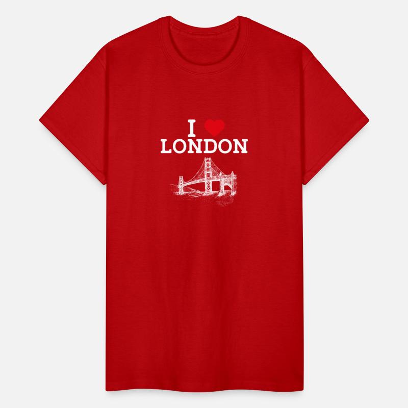 I Love London Golden Gate Heart Flag Cool England