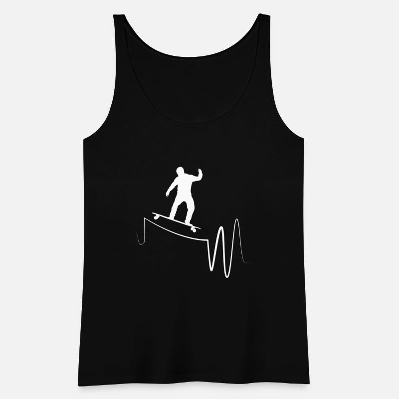 I Love Longboarding Skateboard Heartbeat Longboard