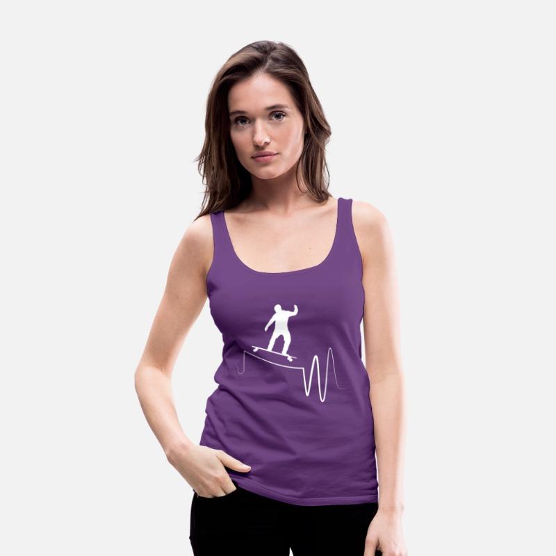 I Love Longboarding Skateboard Heartbeat Longboard