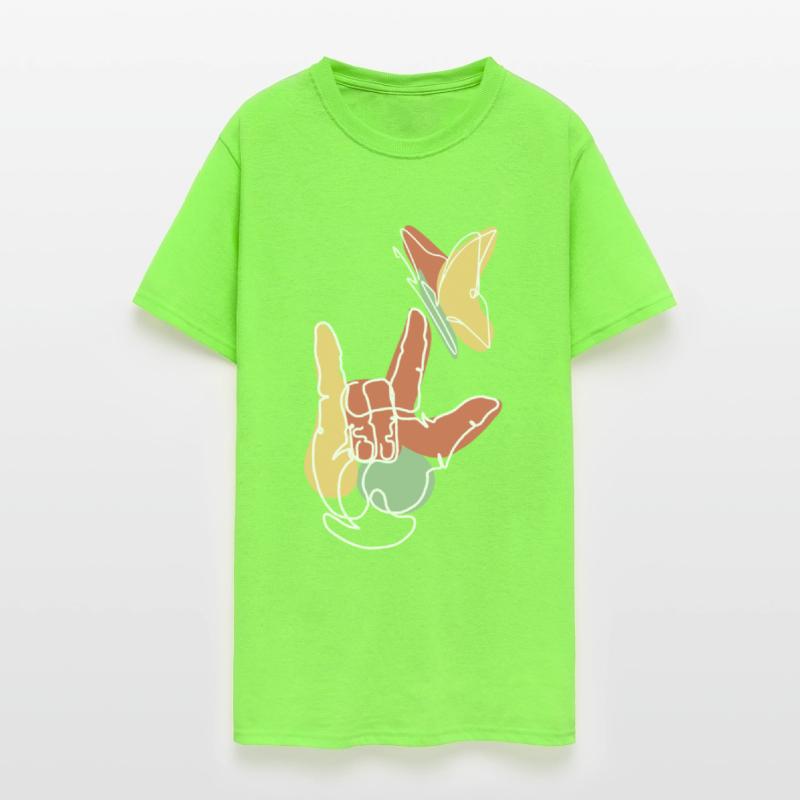 I Love You SIgn Language ASL Retro Boho Aesthetic