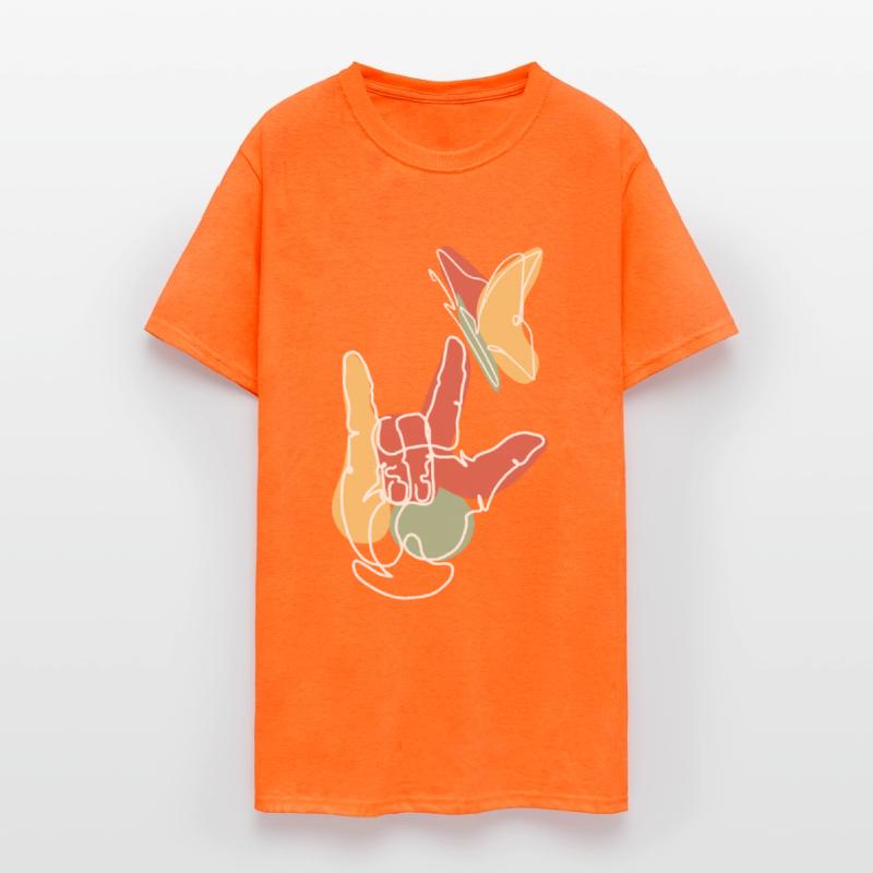 I Love You SIgn Language ASL Retro Boho Aesthetic