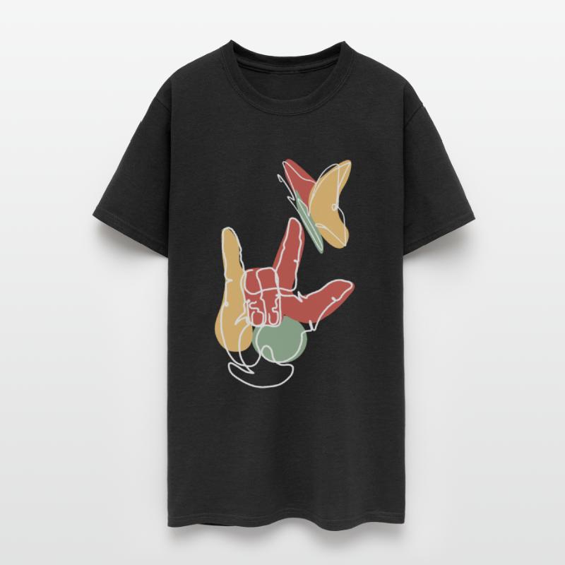 I Love You SIgn Language ASL Retro Boho Aesthetic