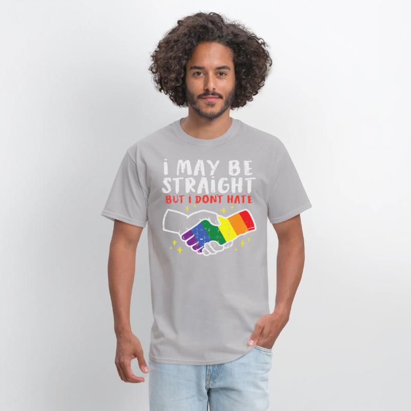 I May Be Straight But I Dont Hate Gay Pride Flag