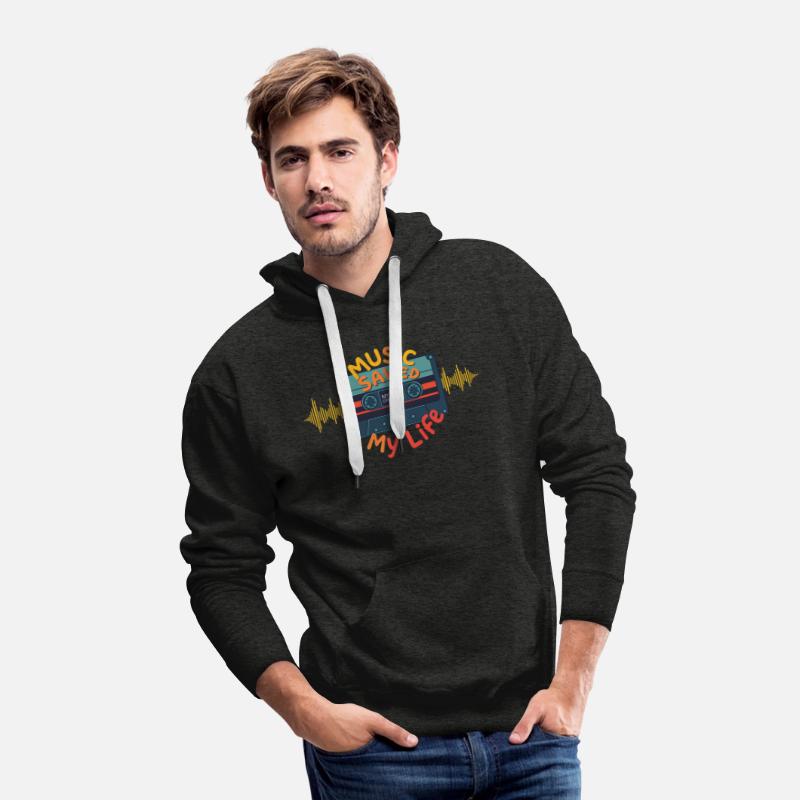 Illustration of a vintage cassette tape unrolli