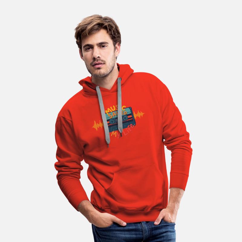 Illustration of a vintage cassette tape unrolli