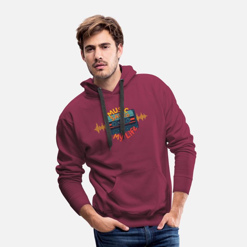 Illustration of a vintage cassette tape unrolli