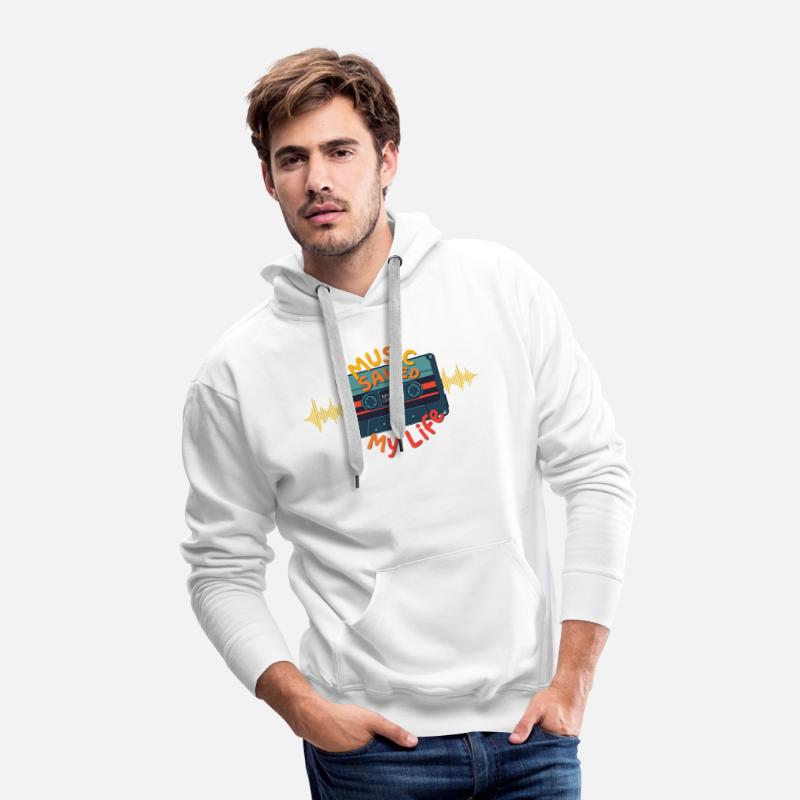 Illustration of a vintage cassette tape unrolli