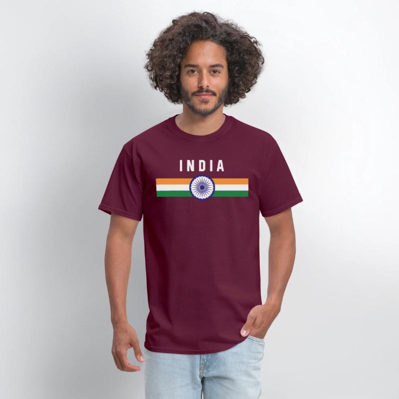 India - flag and coat of arms