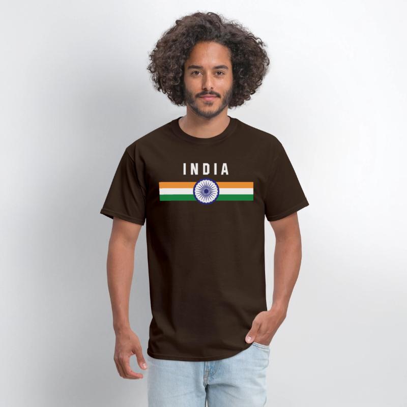India - flag and coat of arms