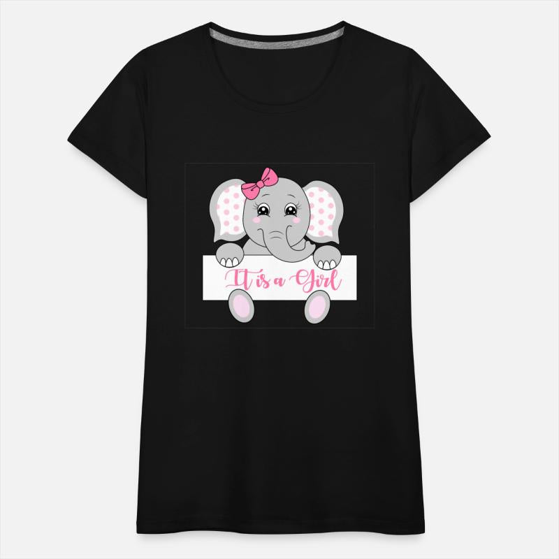 It is a girl, pregnancy announcement