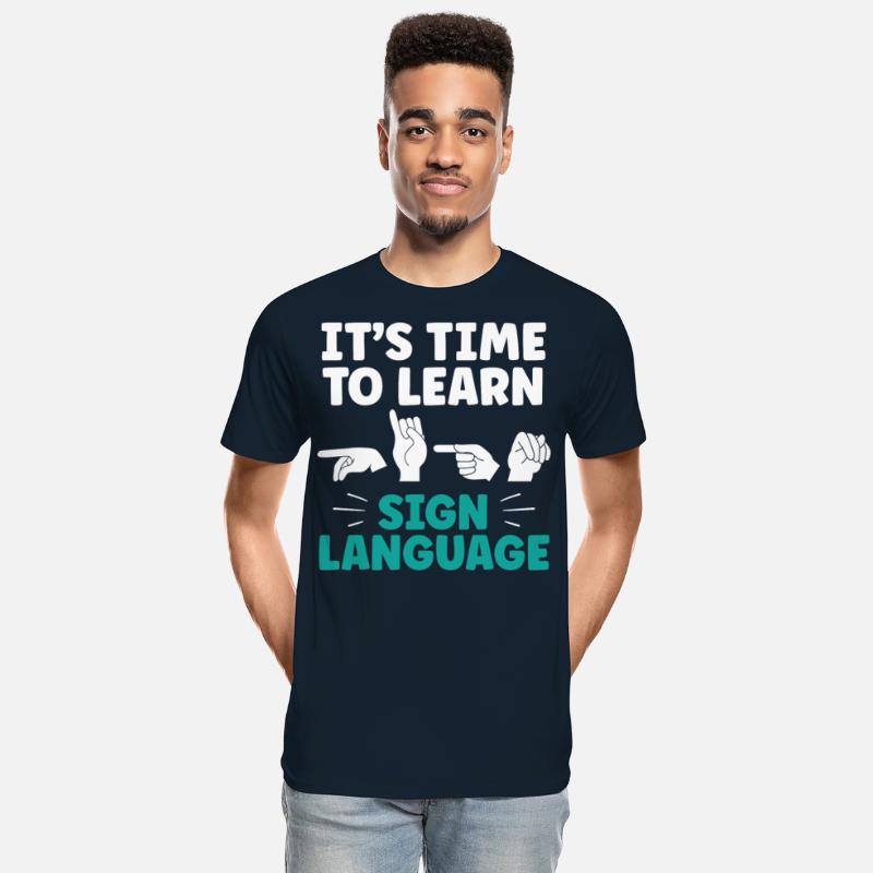 It's Time To Learn Sign Language Hobby Gesture