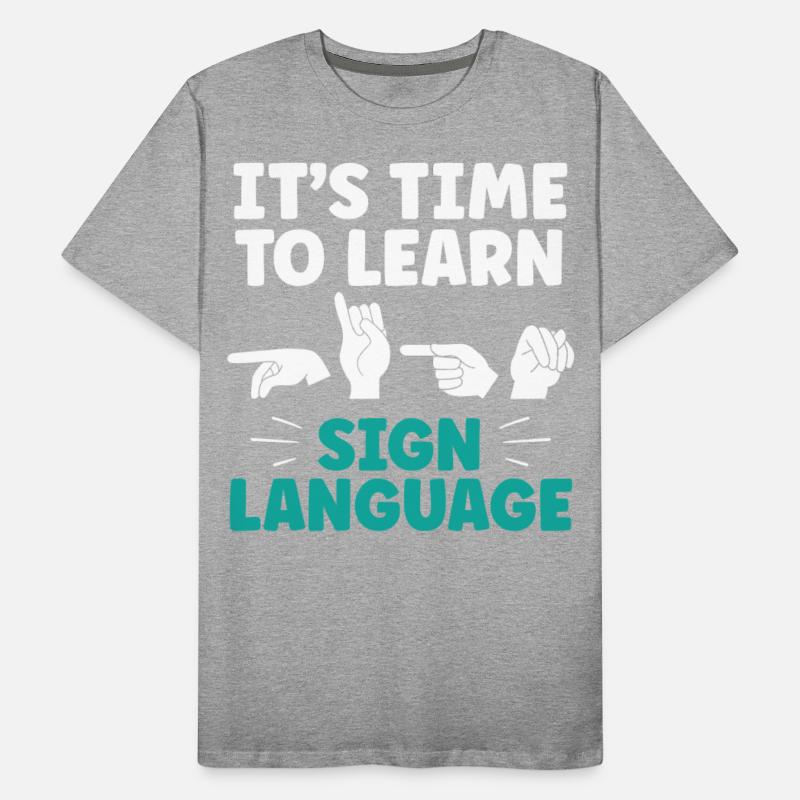 It's Time To Learn Sign Language Hobby Gesture