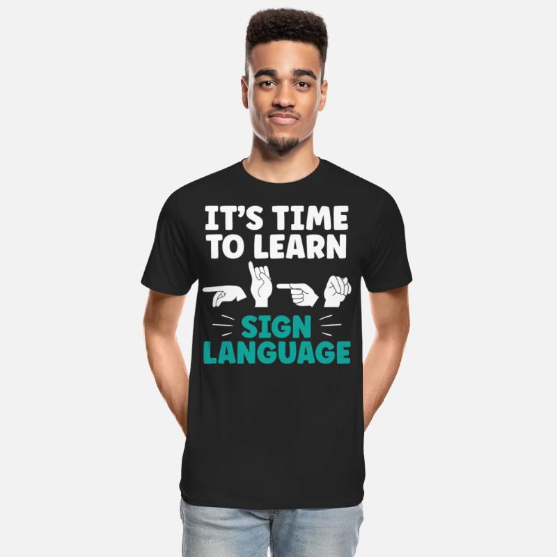It's Time To Learn Sign Language Hobby Gesture