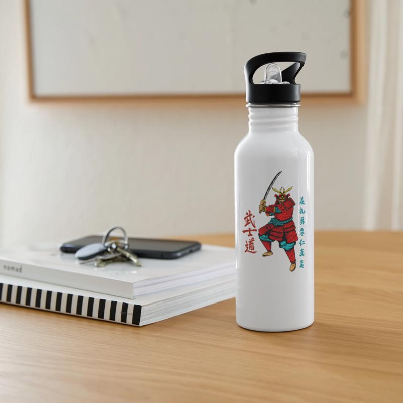 Japanese samurai warrior dark red mask